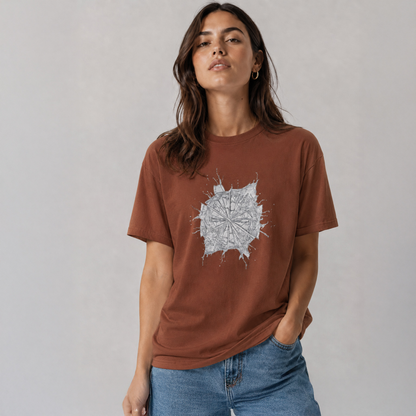 T-shirt unisexe classique à col rond