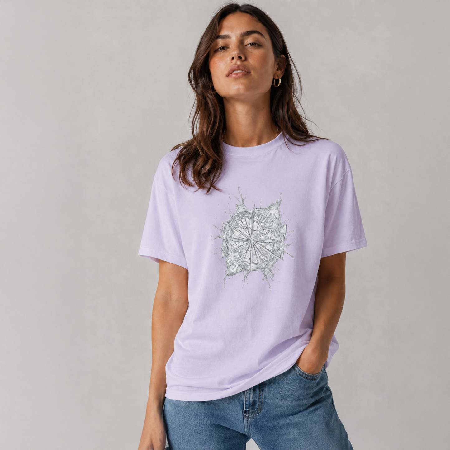T-shirt unisexe classique à col rond
