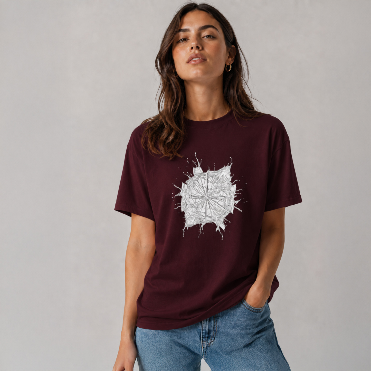T-shirt unisexe classique à col rond