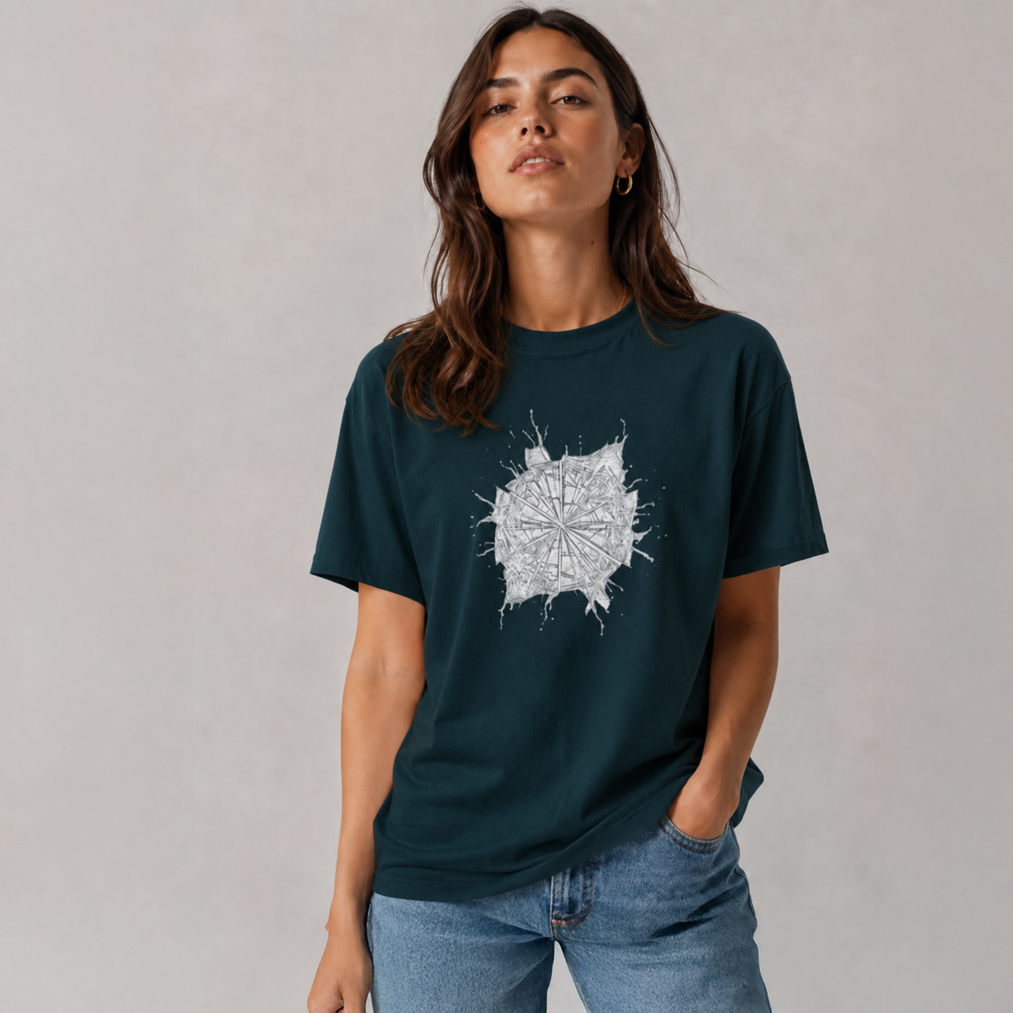 T-shirt unisexe classique à col rond