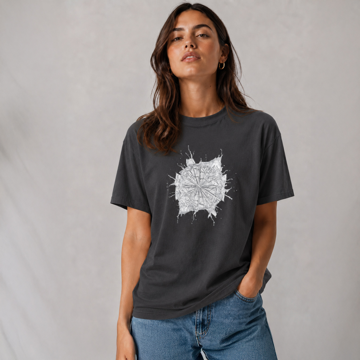 T-shirt unisexe classique à col rond