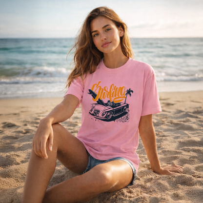 T-shirt unisexe classique à col rond en coton doux, idéal pour un look décontracté au quotidien.