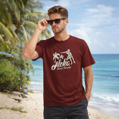 T-shirt unisexe classique à col rond, confortable en coton, idéal pour tous les jours
