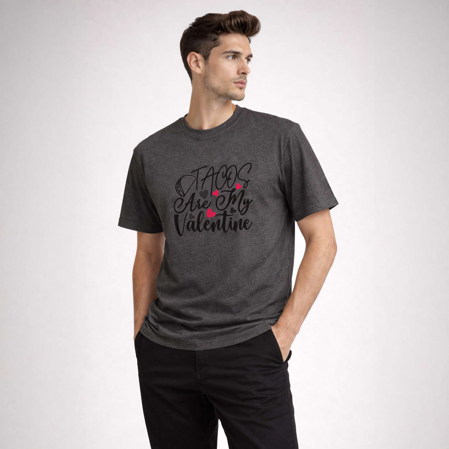T-shirt unisexe classique à col rond | Collection Saint-Valentin