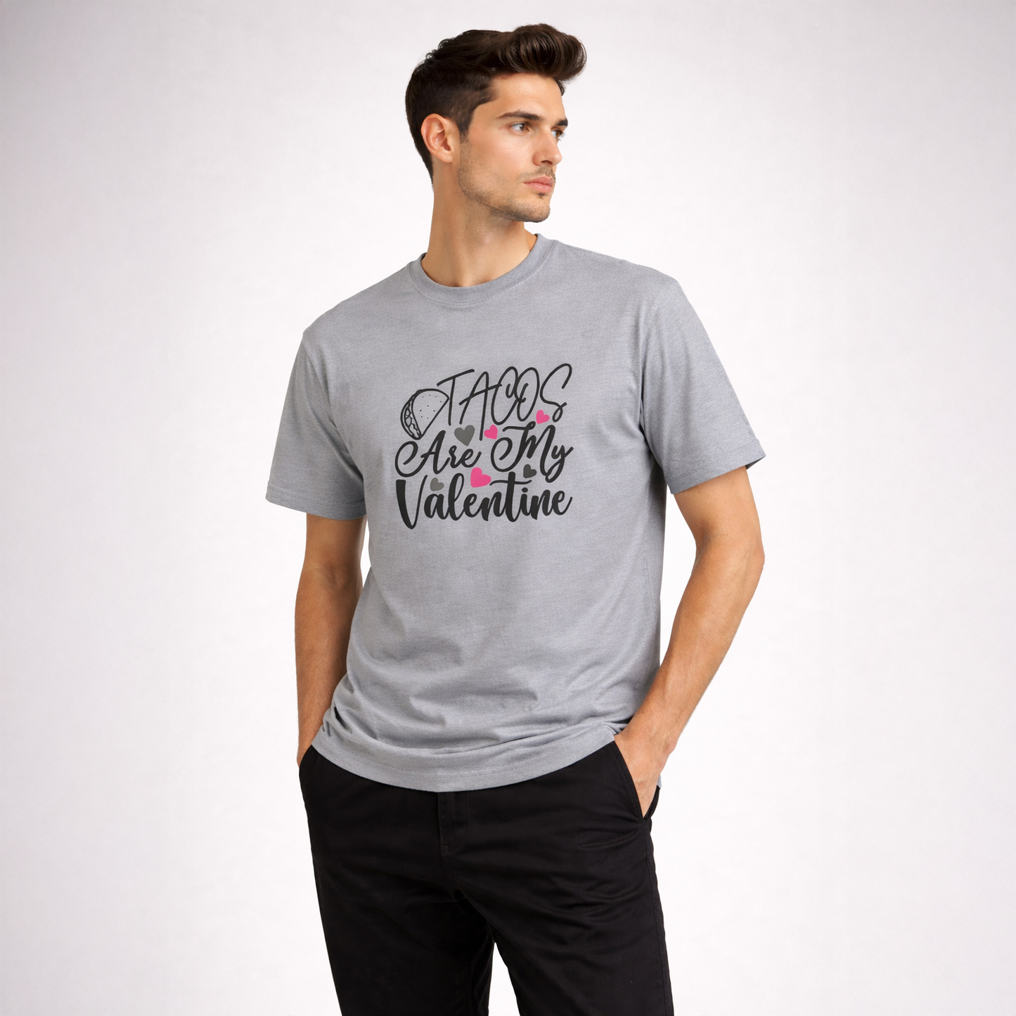 T-shirt unisexe classique à col rond | Collection Saint-Valentin