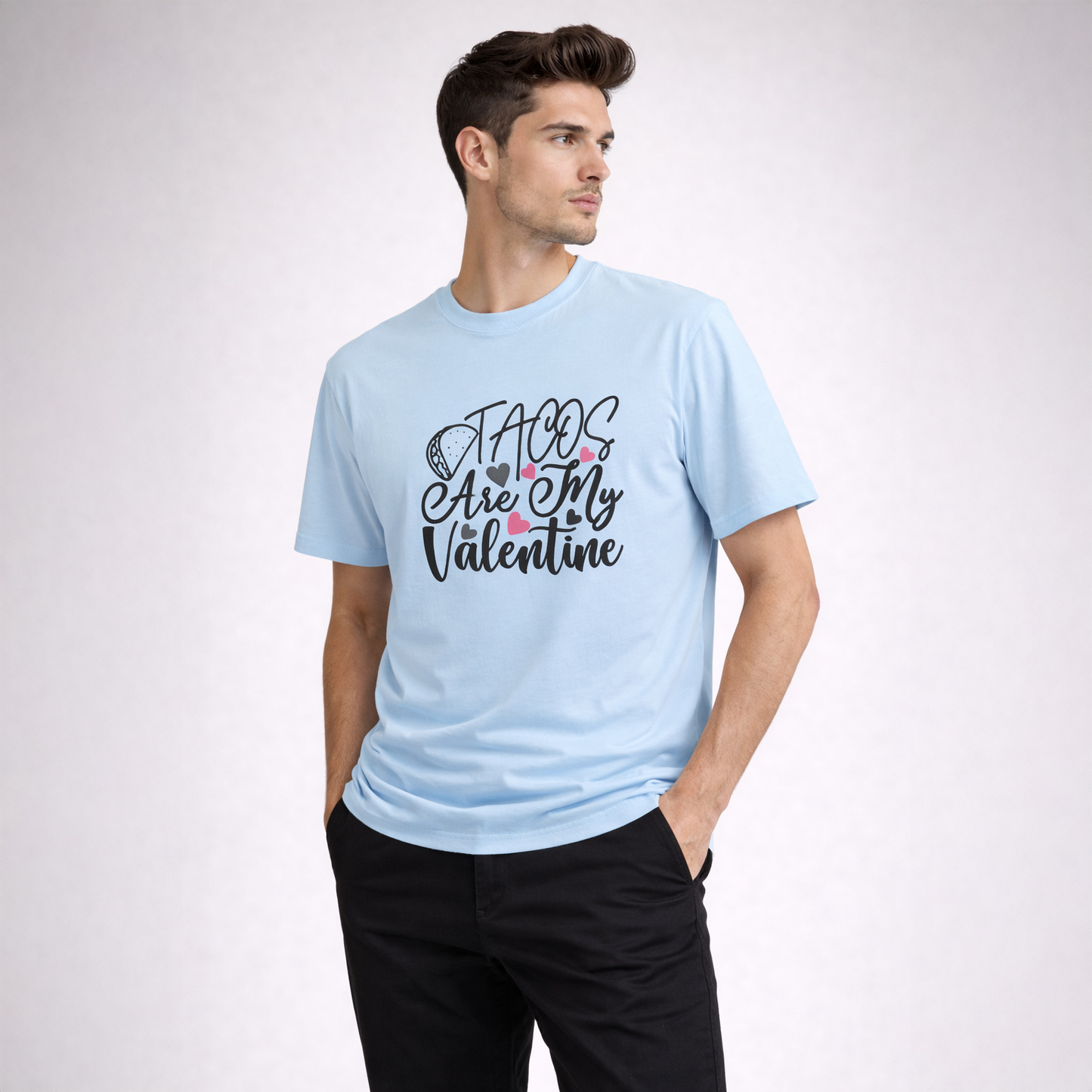T-shirt unisexe classique à col rond | Collection Saint-Valentin