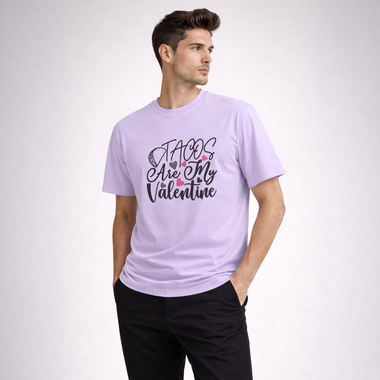 T-shirt unisexe classique à col rond | Collection Saint-Valentin