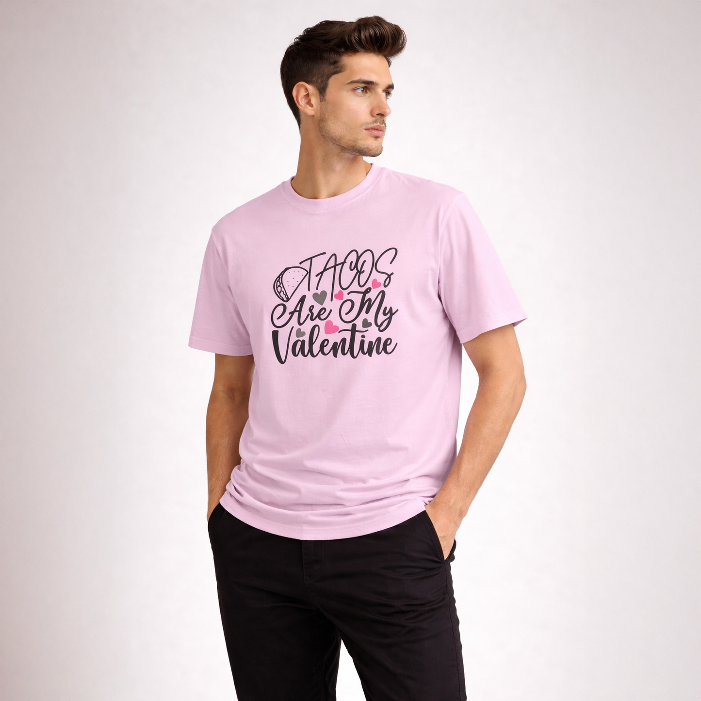 T-shirt unisexe classique à col rond | Collection Saint-Valentin
