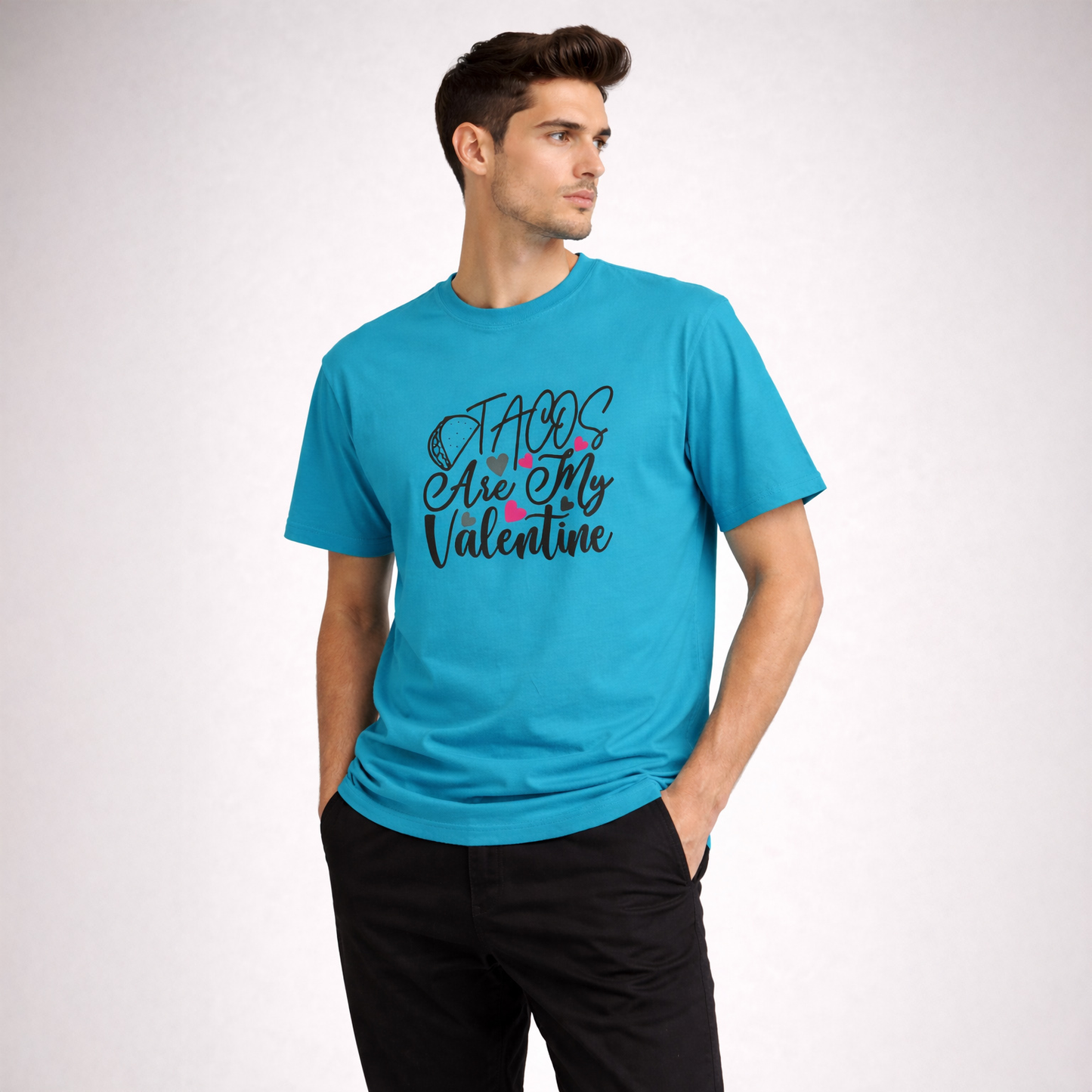 T-shirt unisexe classique à col rond | Collection Saint-Valentin