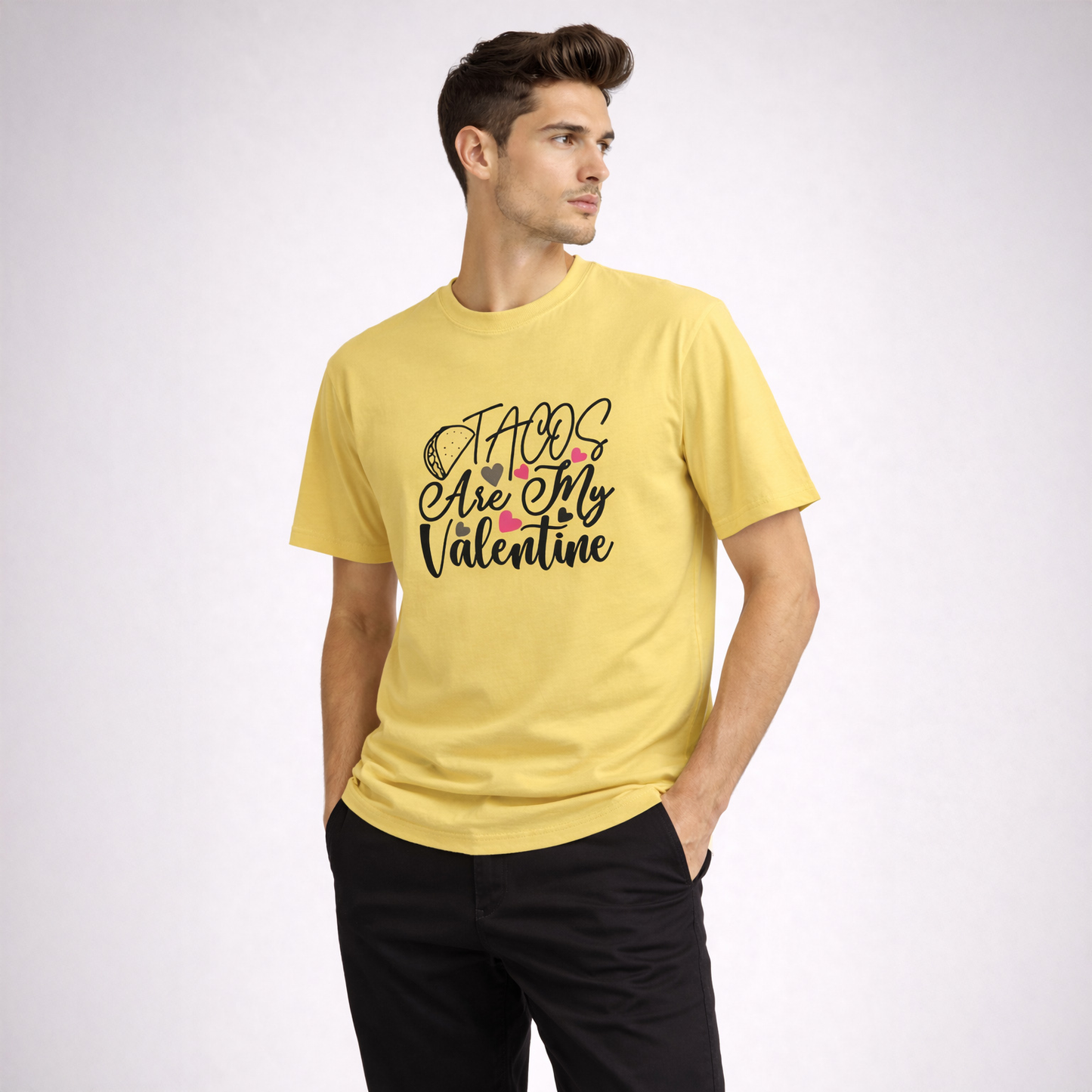 T-shirt unisexe classique à col rond | Collection Saint-Valentin