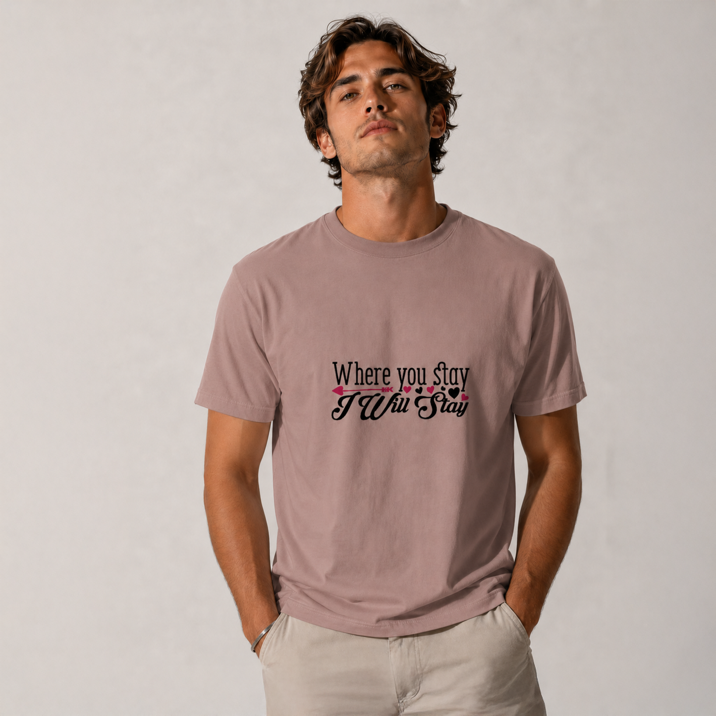 T-shirt unisexe classique à col rond | Collection Saint-Valentin