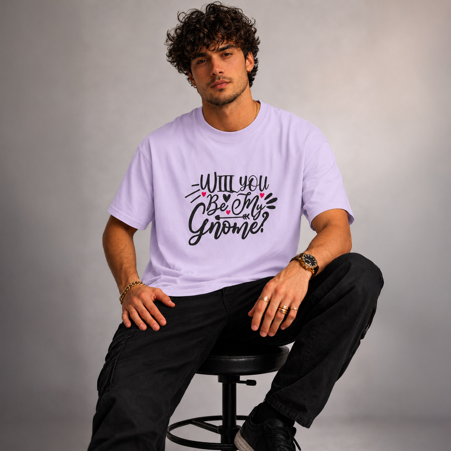 T-shirt unisexe classique à col rond | Collection Saint-Valentin