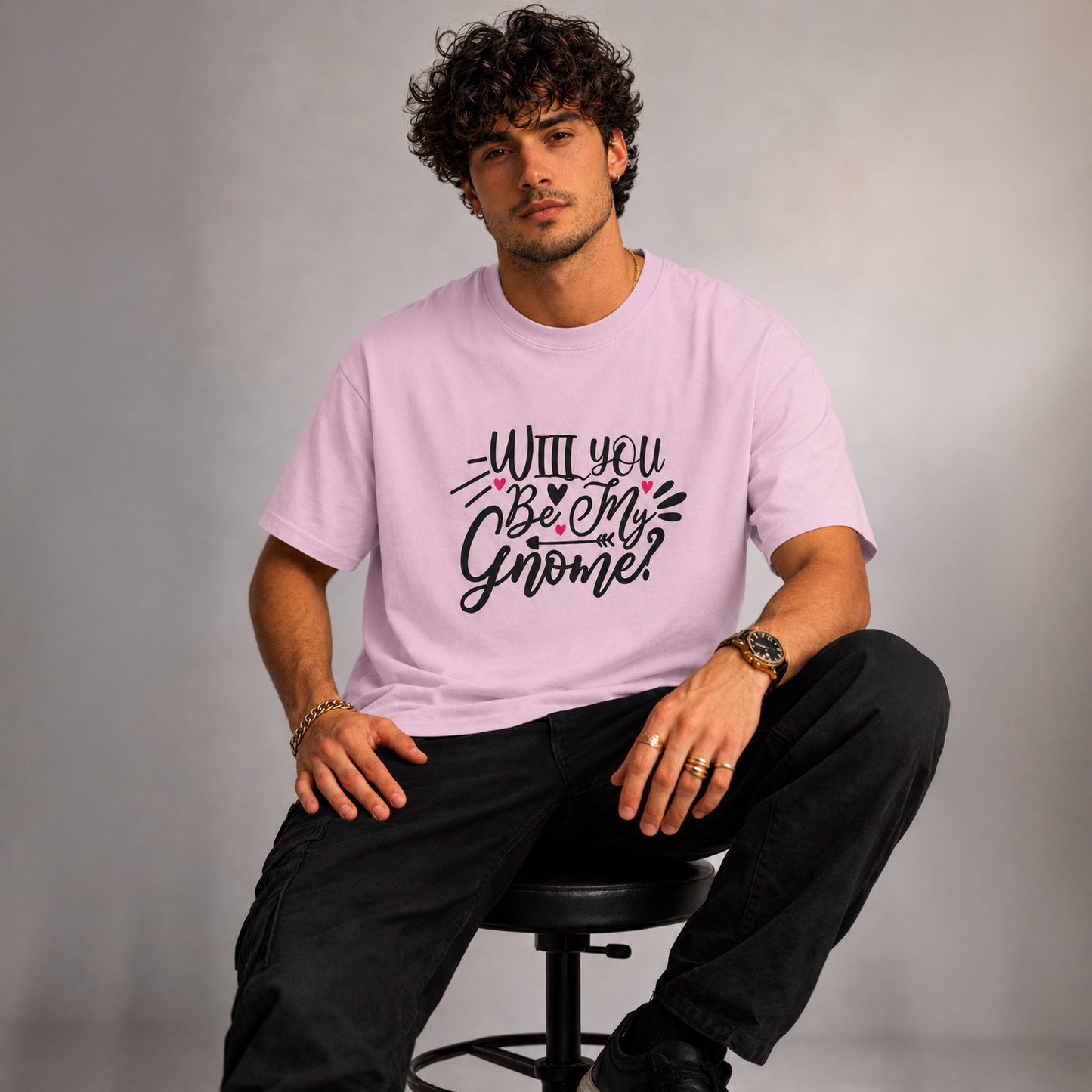 T-shirt unisexe classique à col rond | Collection Saint-Valentin