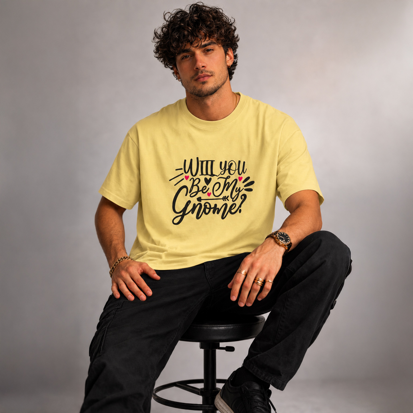 T-shirt unisexe classique à col rond | Collection Saint-Valentin