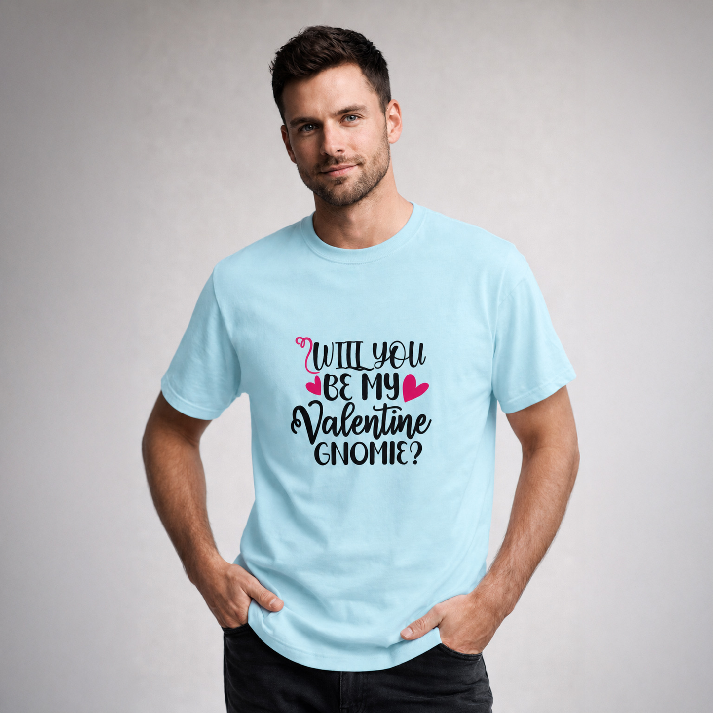 T-shirt unisexe classique à col rond | Collection Saint-Valentin