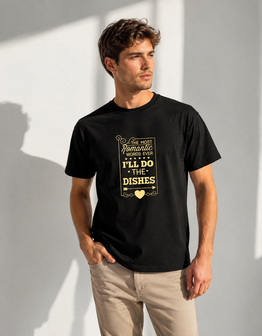 Vastrio I’ll Do the Dishes Graphic T-Shirt | Unisex Cotton Tee