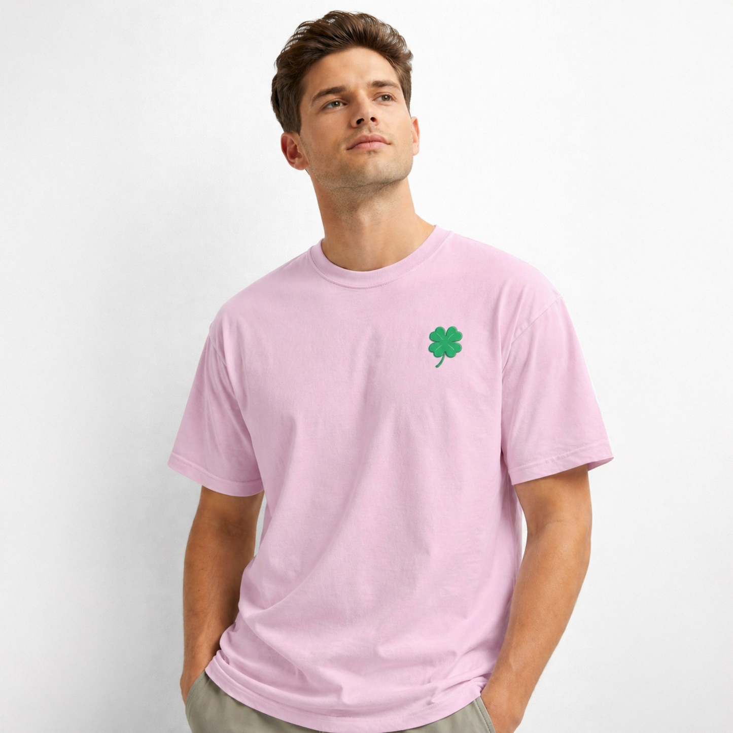 T-shirt unisexe classique à col rond | Collection broderie