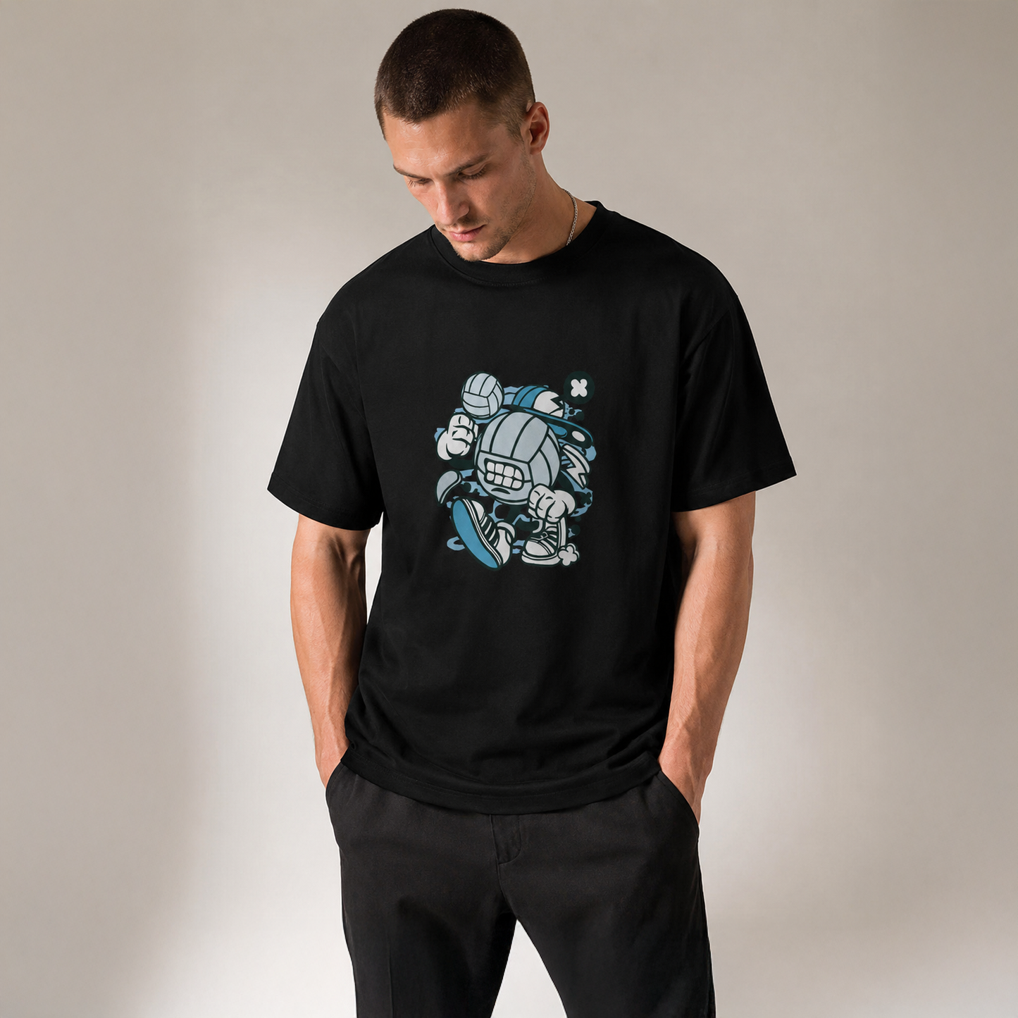 T-shirt unisexe classique à col rond