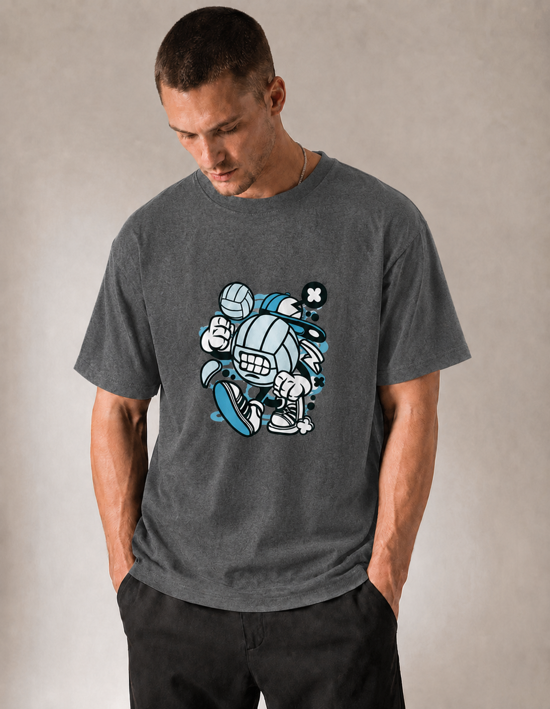 T-shirt unisexe classique à col rond