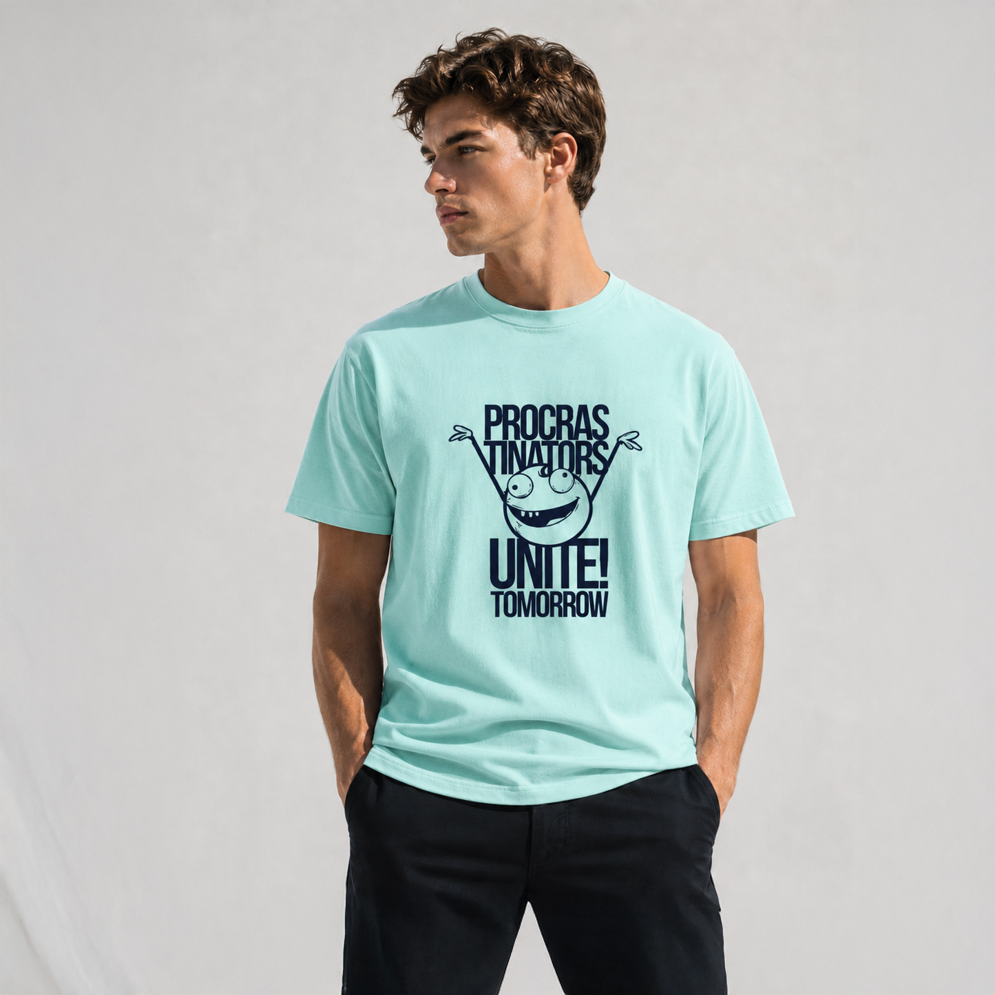 T-shirt unisexe classique à col rond