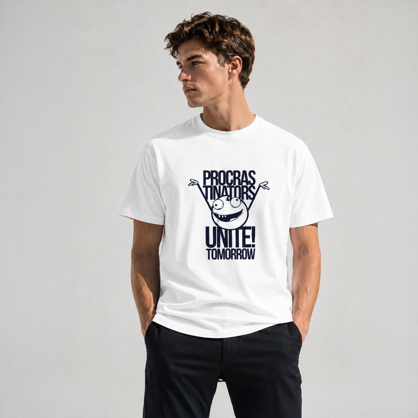T-shirt unisexe classique à col rond