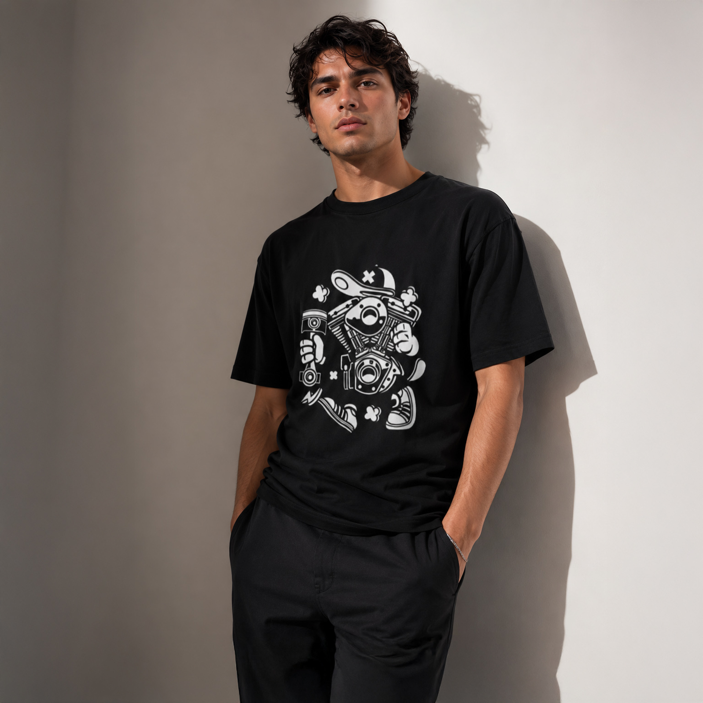 T-shirt unisexe classique à col rond