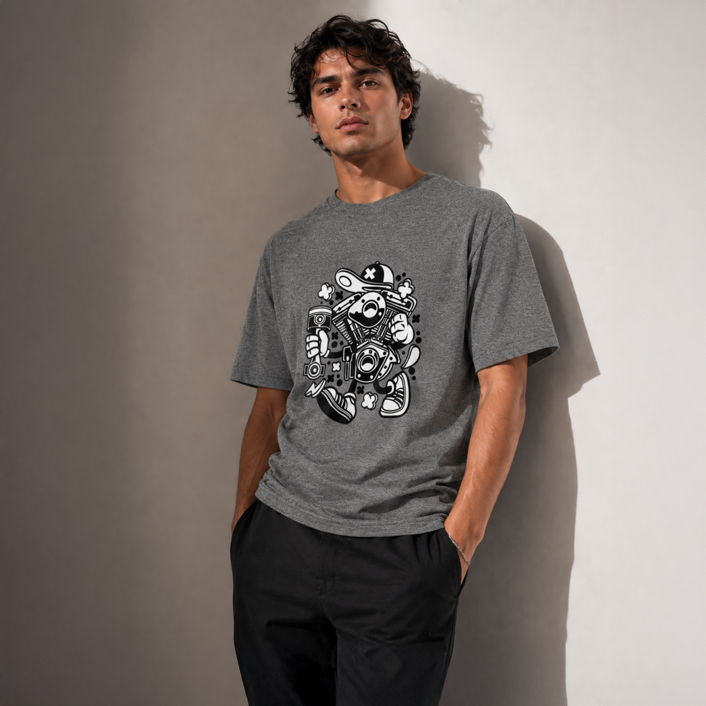 T-shirt unisexe classique à col rond