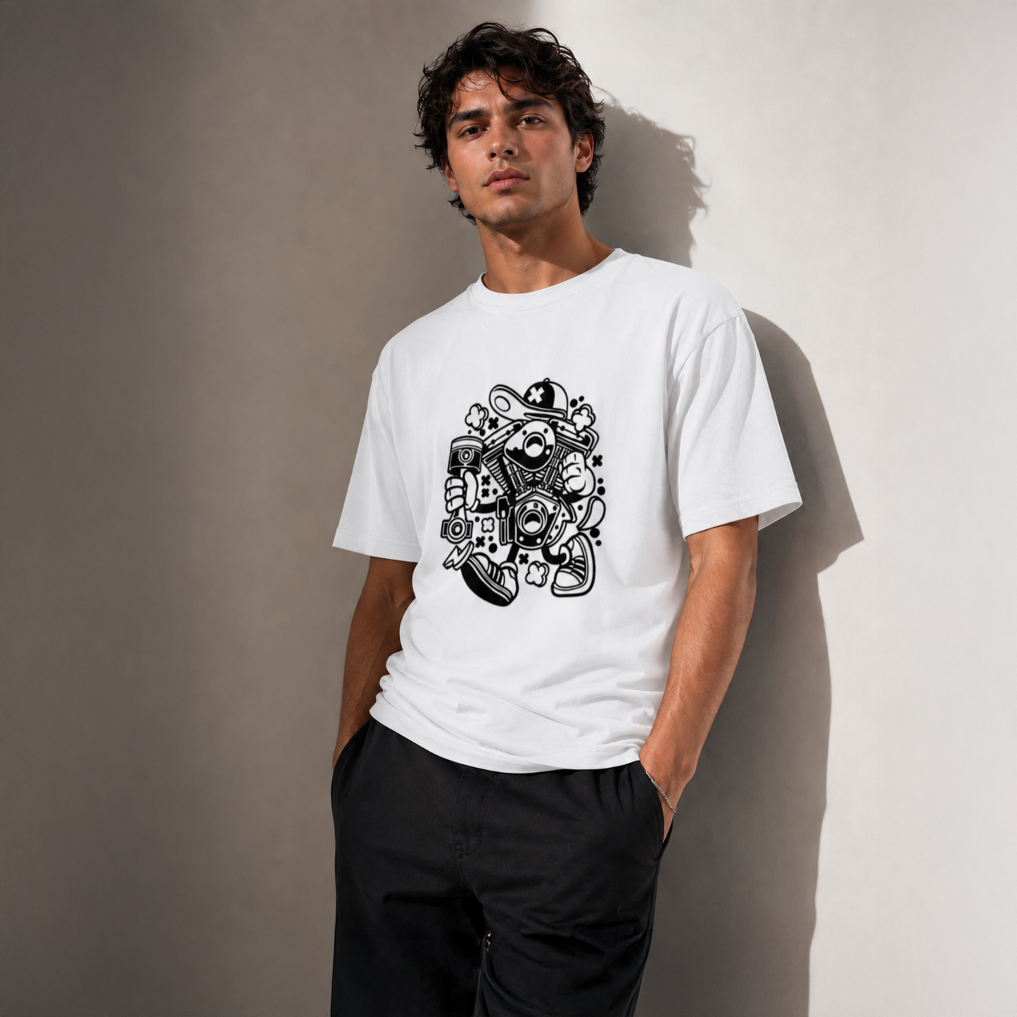 T-shirt unisexe classique à col rond