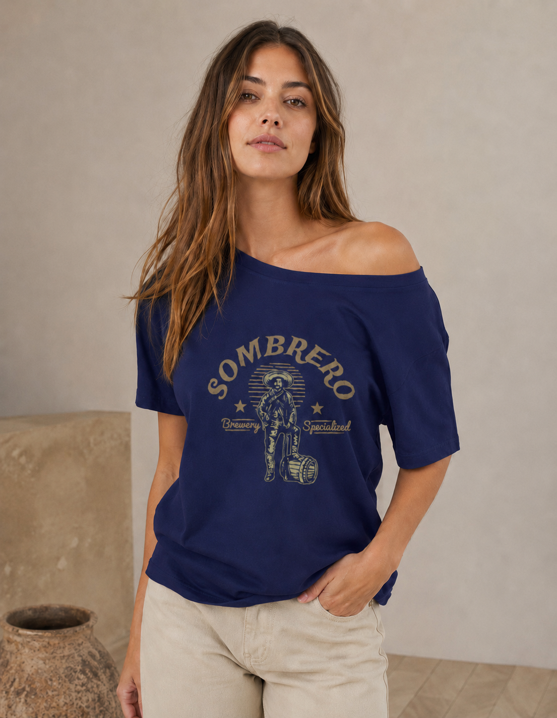 T-shirt unisexe classique à col rond