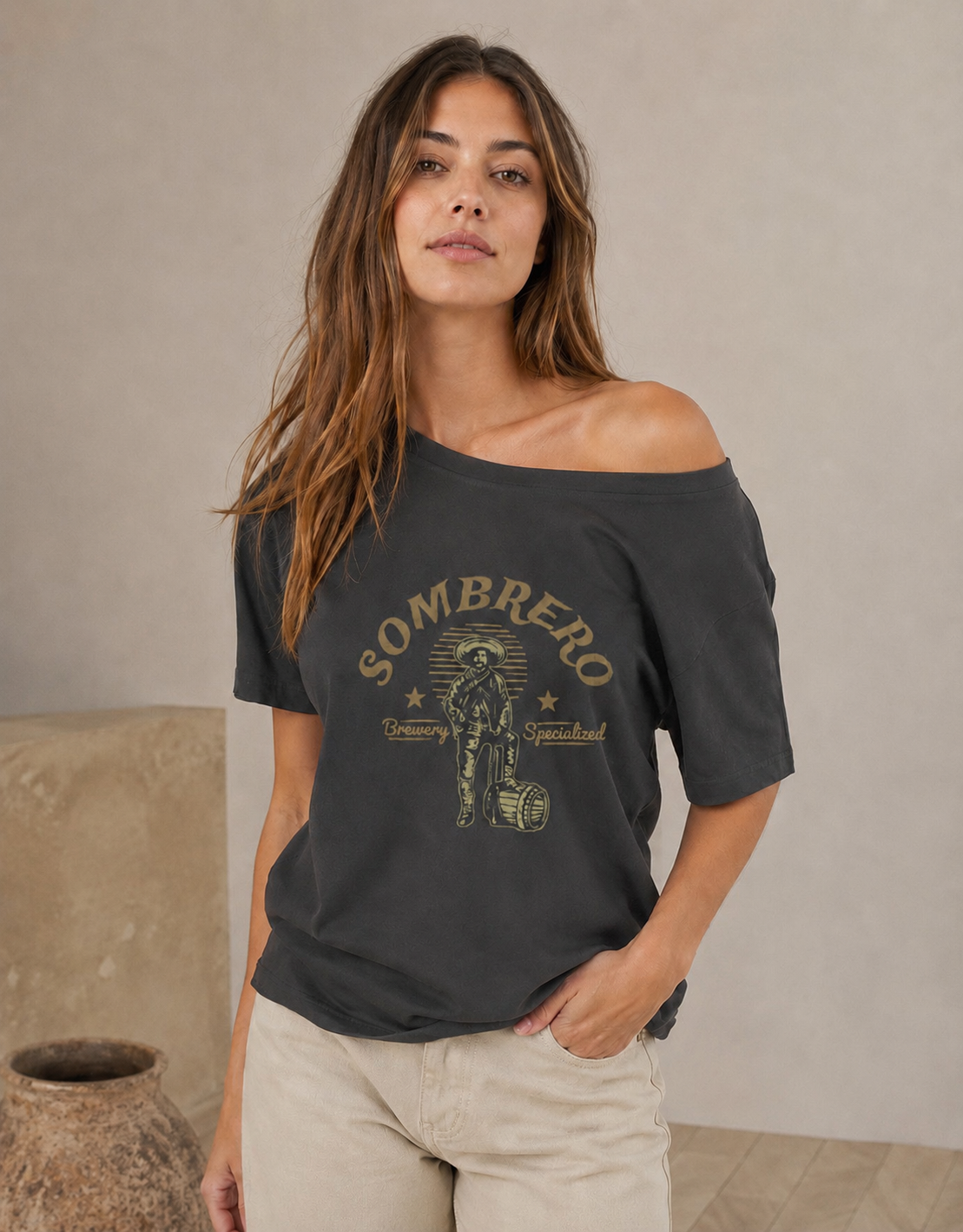 T-shirt unisexe classique à col rond