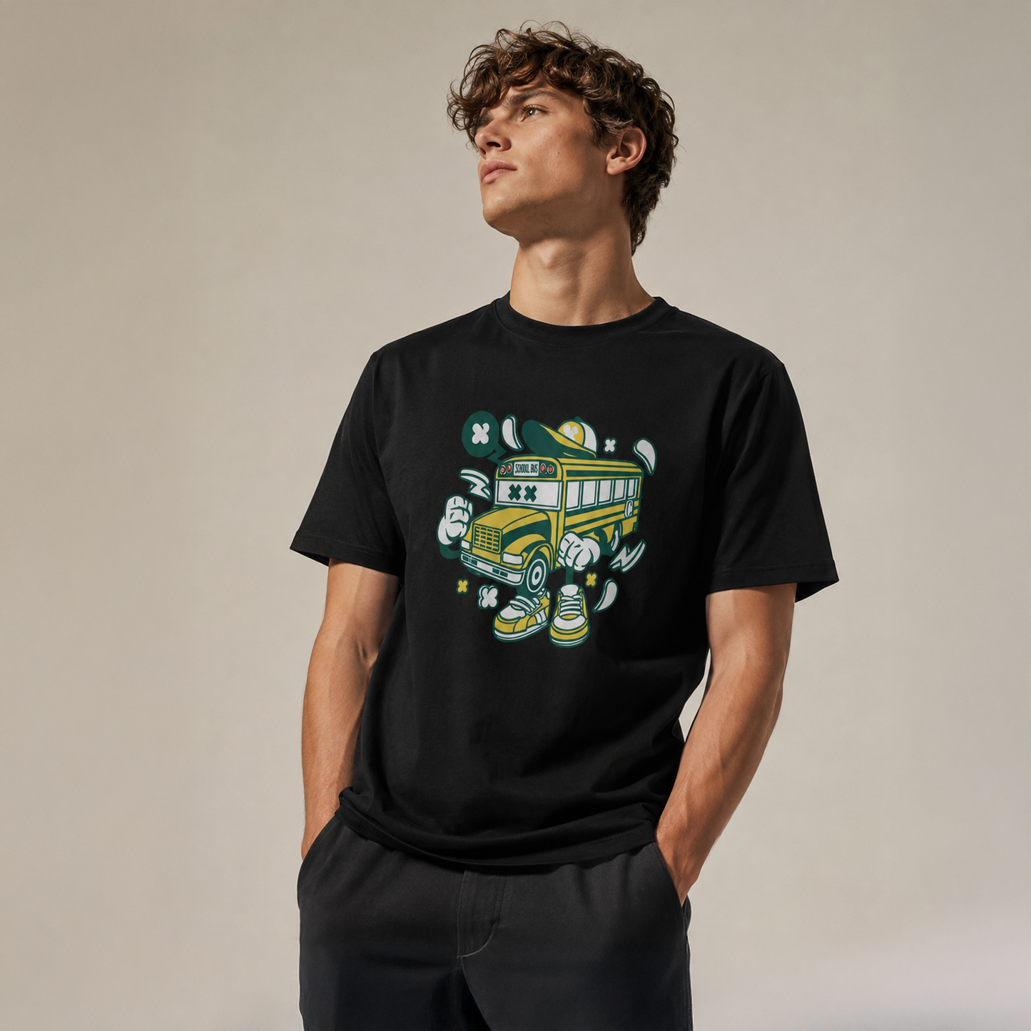 T-shirt unisexe classique à col rond