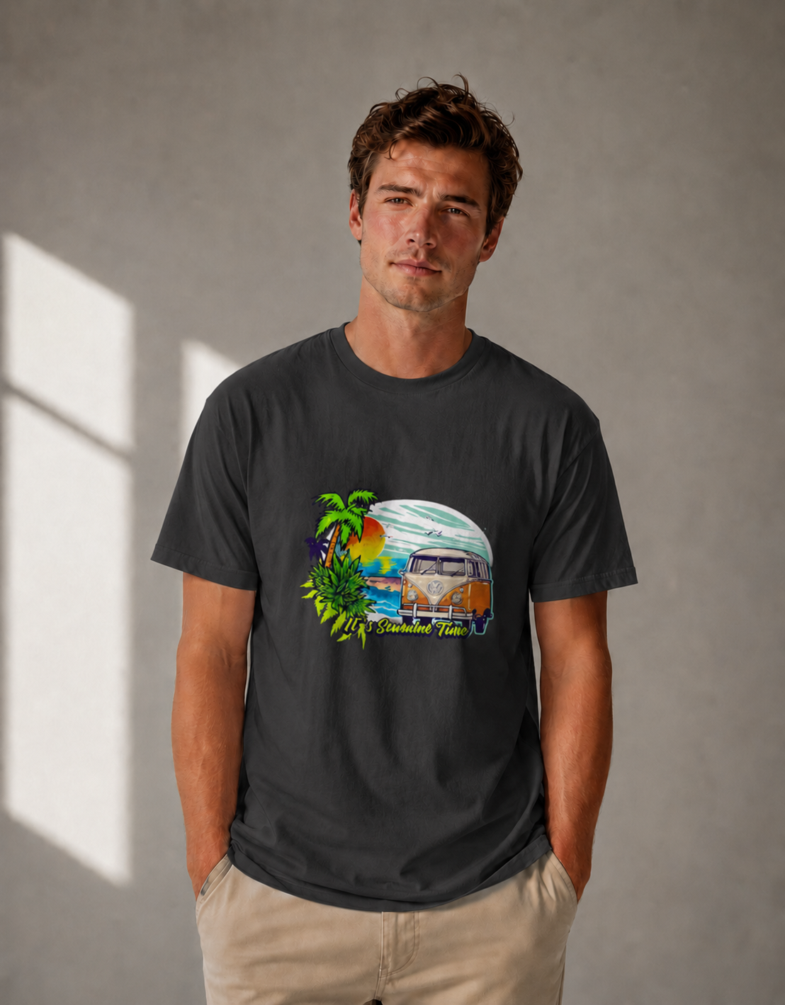 T-shirt unisexe classique à col rond