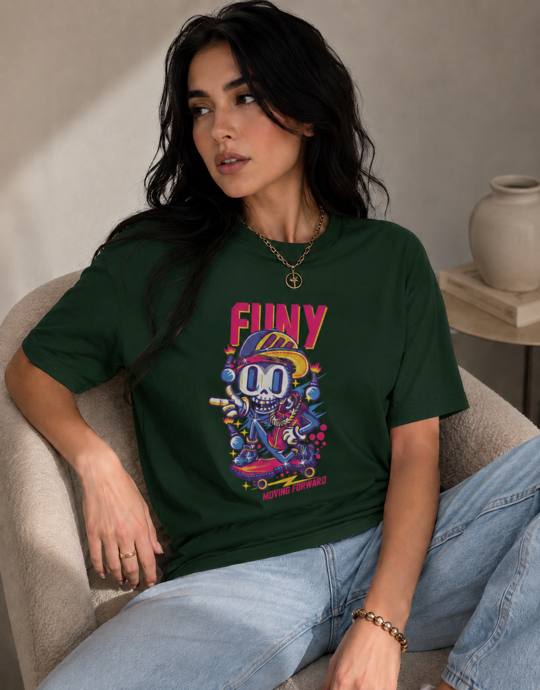 T-shirt unisexe classique à col rond