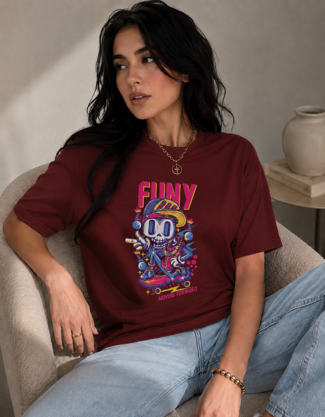 T-shirt unisexe classique à col rond