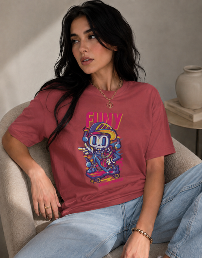 T-shirt unisexe classique à col rond