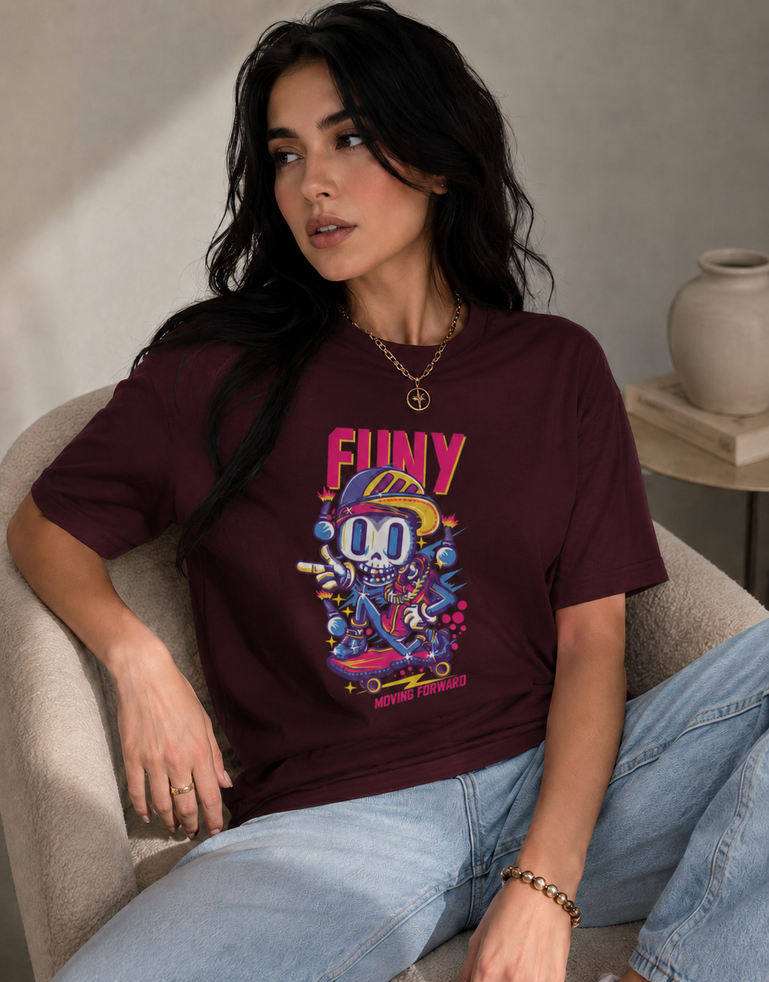 T-shirt unisexe classique à col rond