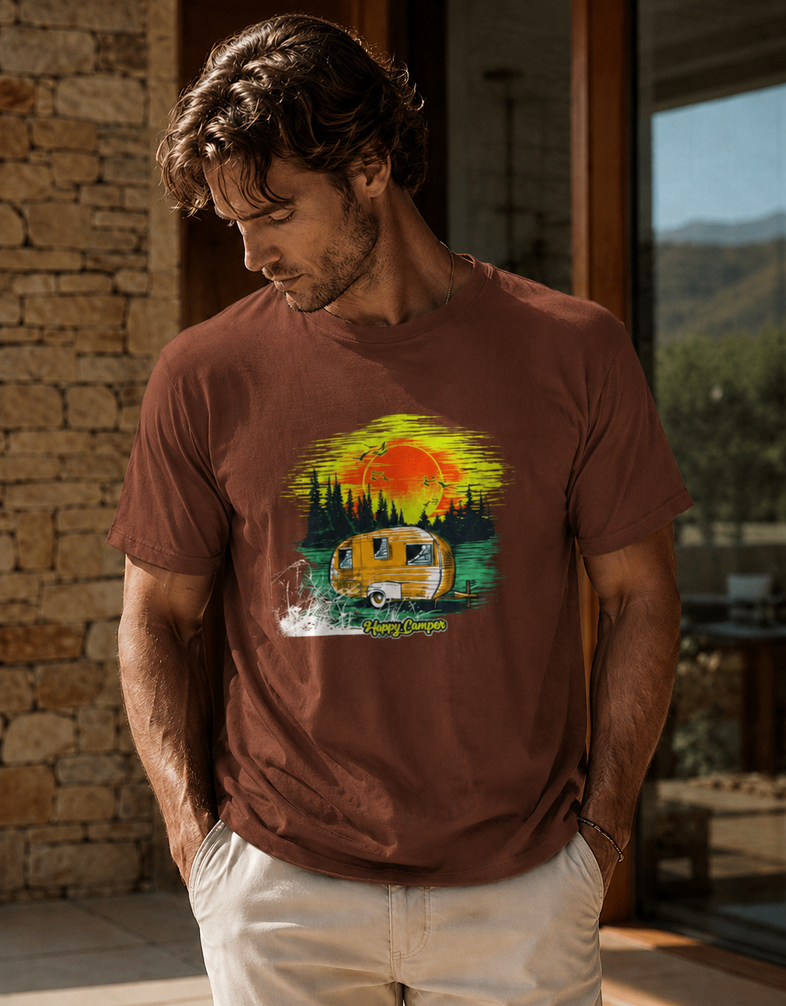 T-shirt unisexe classique à col rond