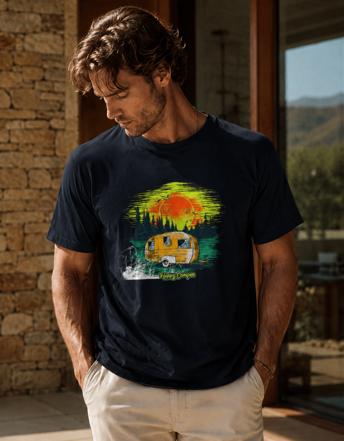 T-shirt unisexe classique à col rond