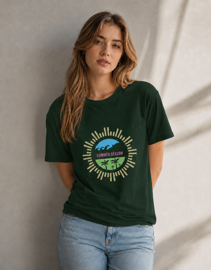 T-shirt unisexe classique à col rond