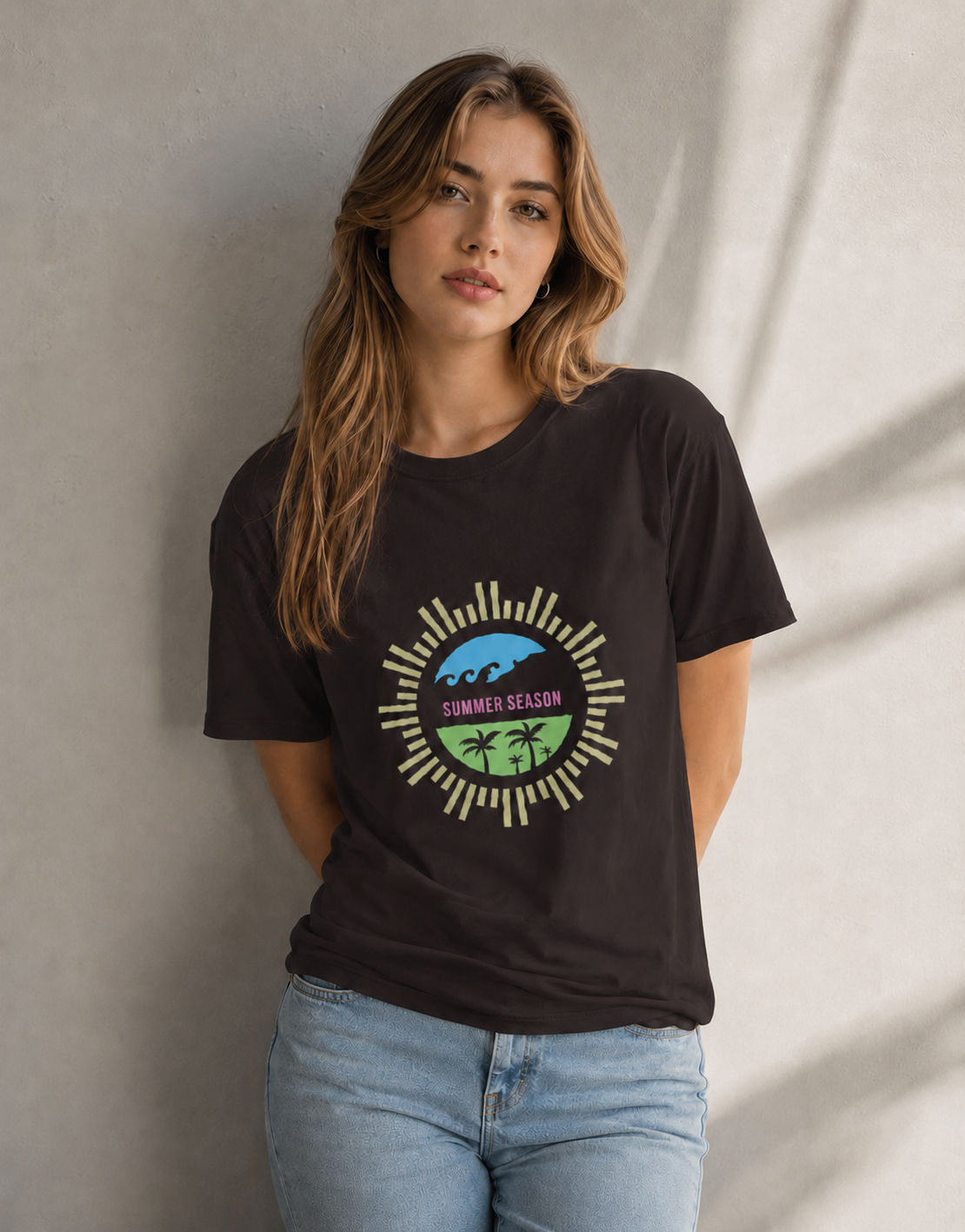 T-shirt unisexe classique à col rond