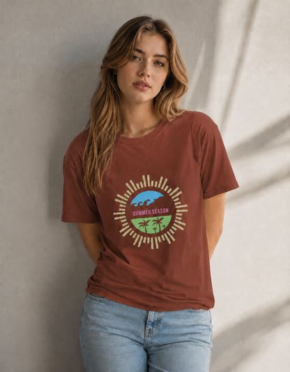 T-shirt unisexe classique à col rond
