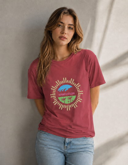 T-shirt unisexe classique à col rond