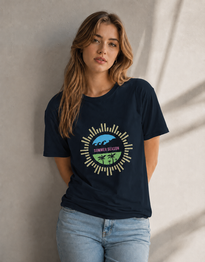 T-shirt unisexe classique à col rond