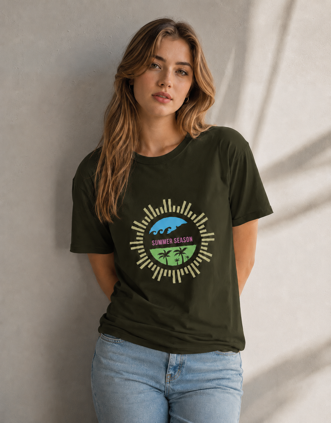 T-shirt unisexe classique à col rond
