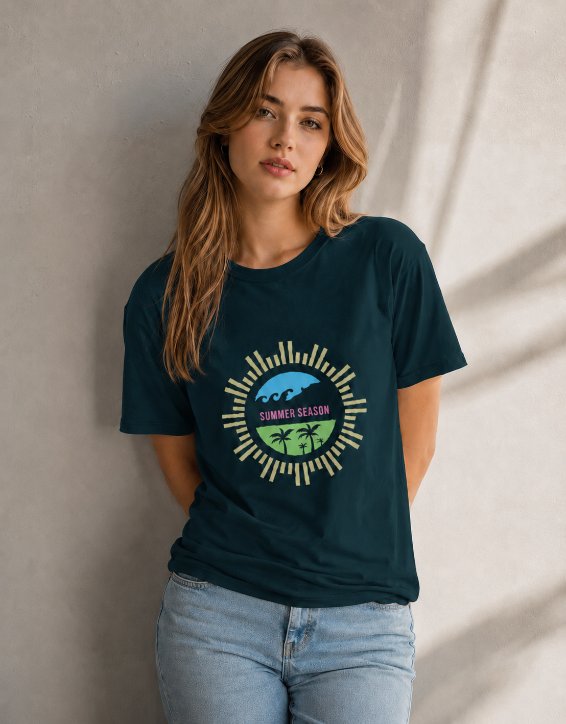 T-shirt unisexe classique à col rond