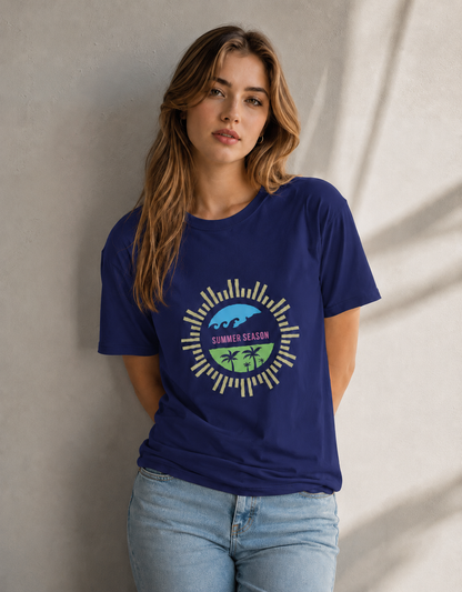 T-shirt unisexe classique à col rond