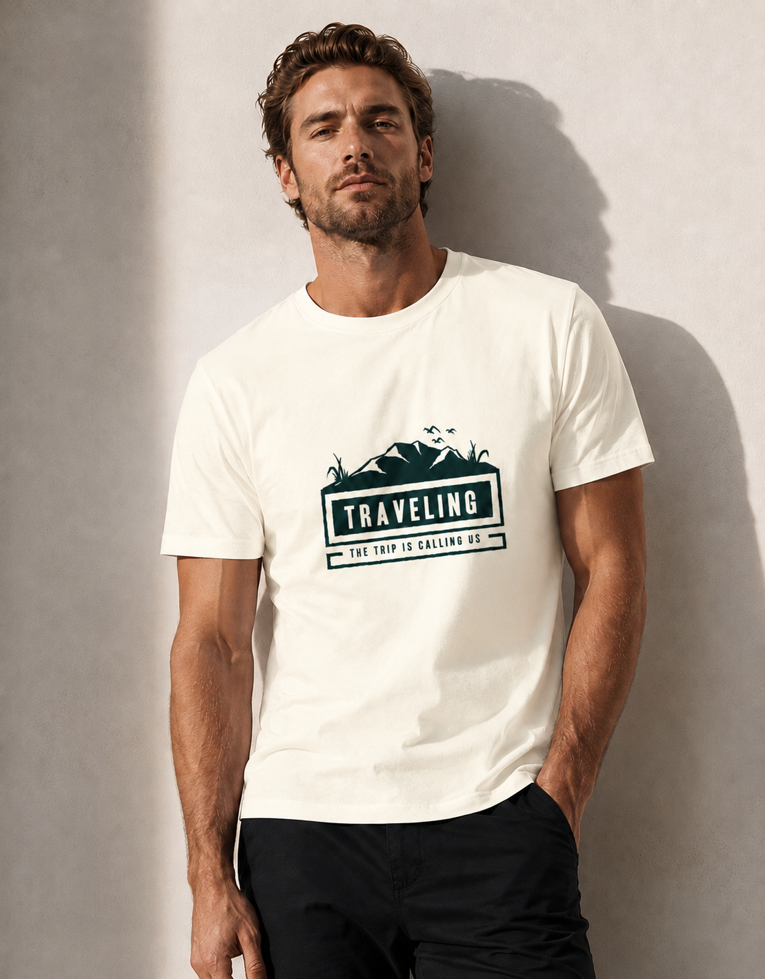 T-shirt unisexe classique à col rond