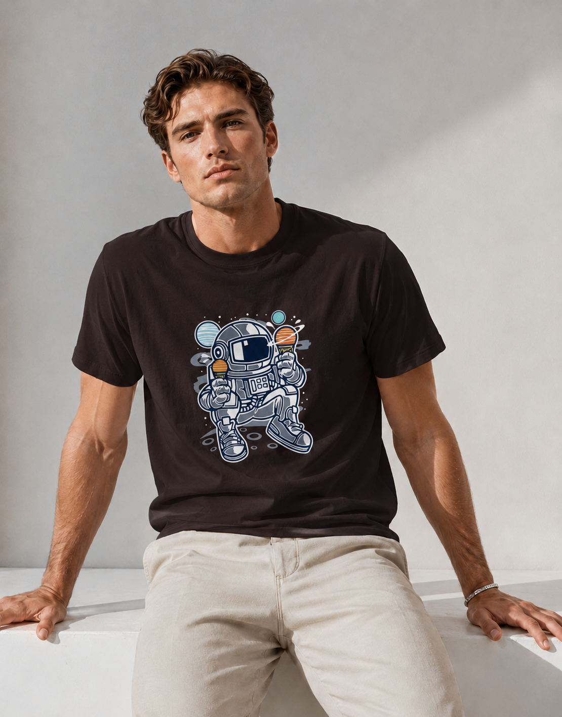 T-shirt unisexe classique à col rond