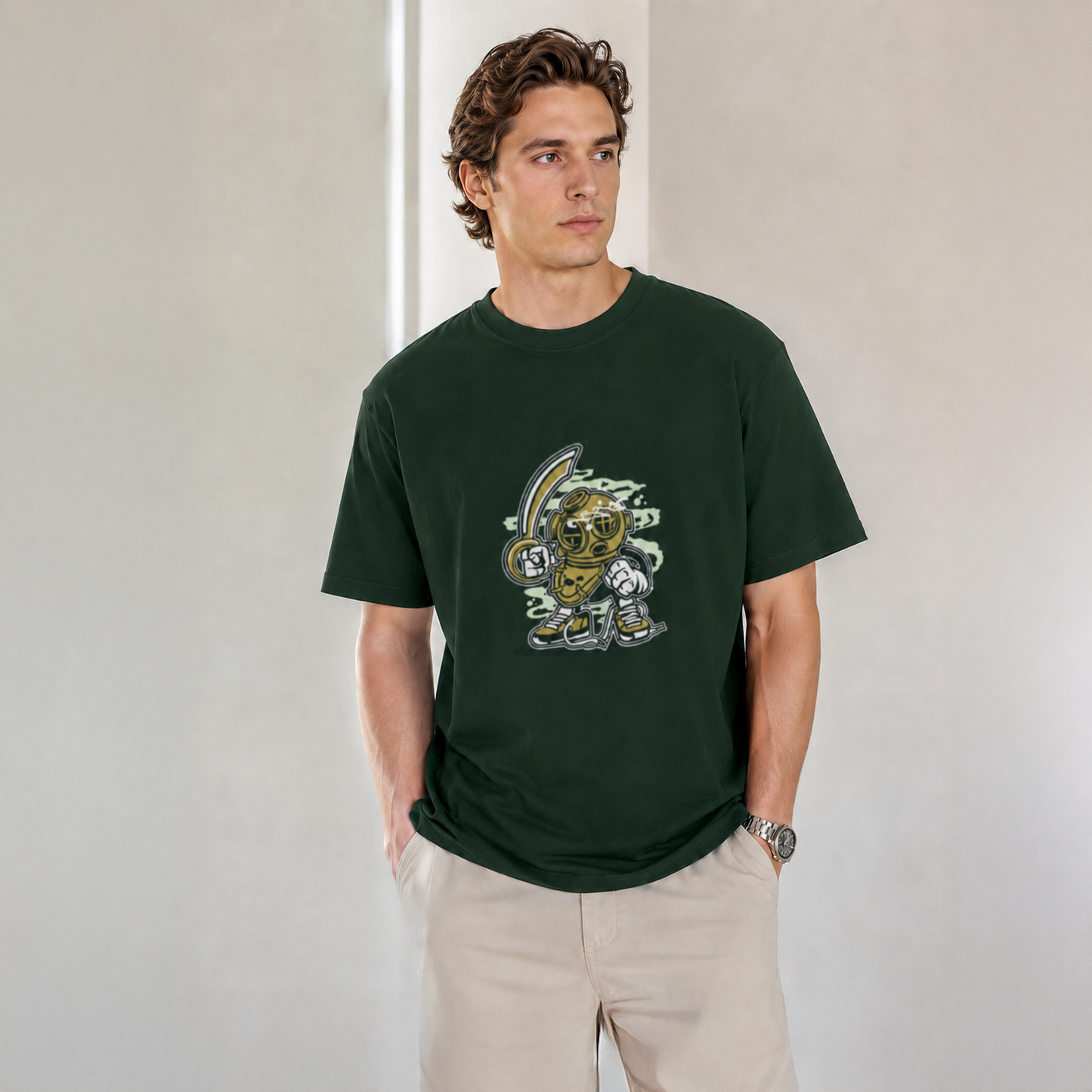 T-shirt unisexe classique à col rond