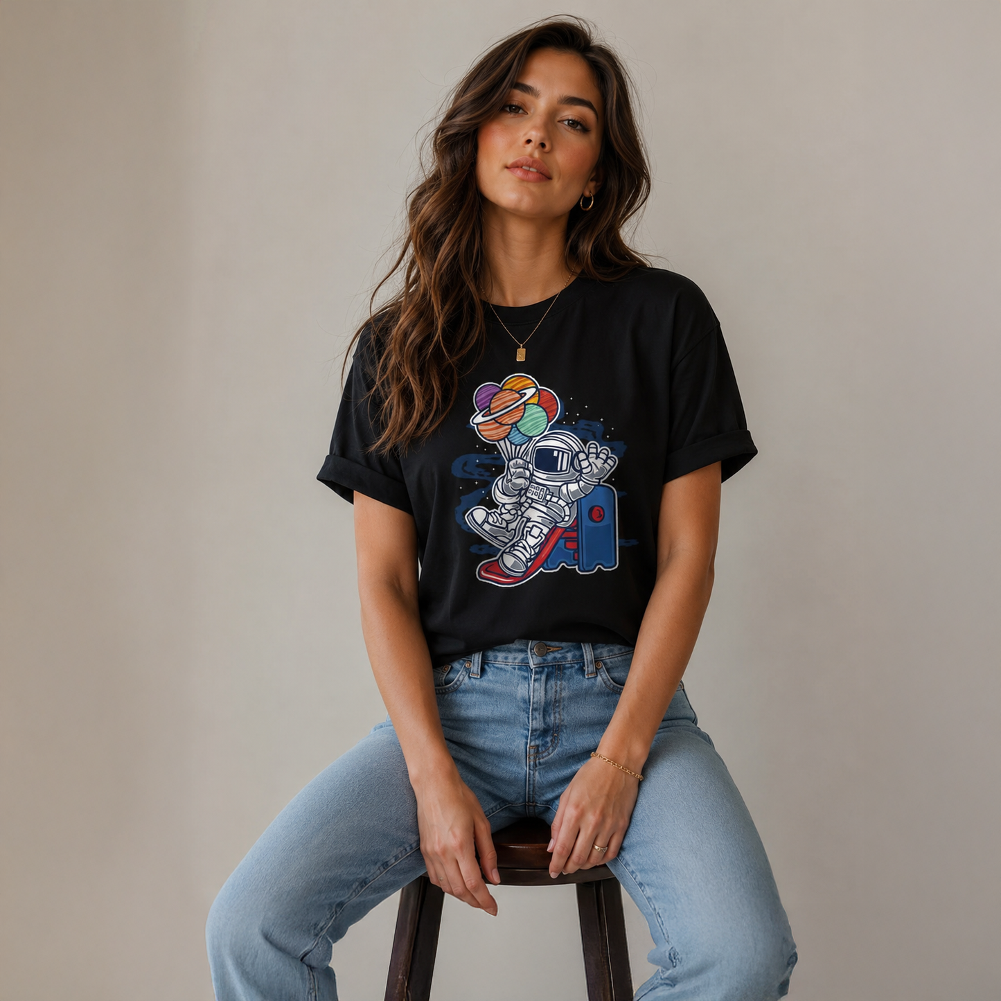 T-shirt unisexe classique à col rond